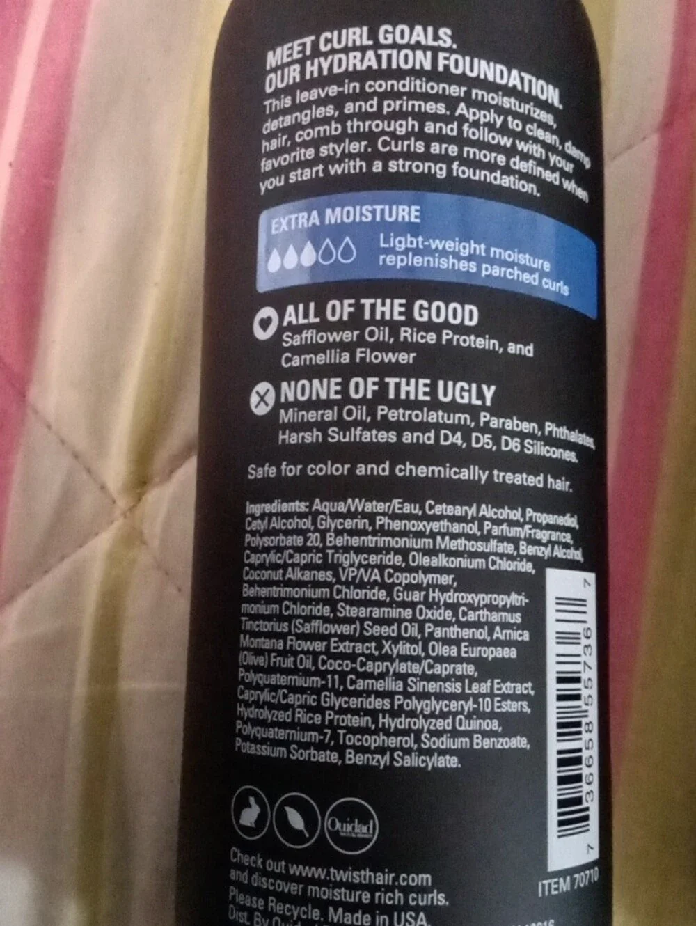 Twist by Curl Goals Moisture-Locking Leave-In Conditioner - Black